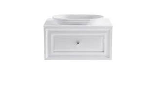 Тумба с раковиной Astra-Form Шарм 4631177714993 70 см белый матовый